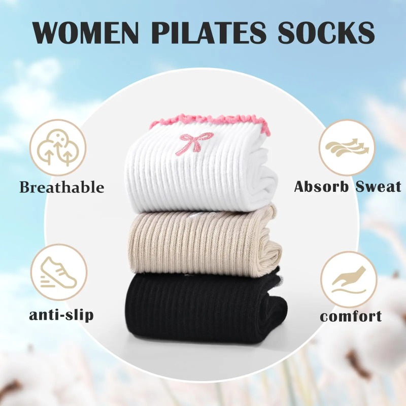 Professional Yoga Socks, Cotto - đánh giá và giá Yoga Pilates Yoga