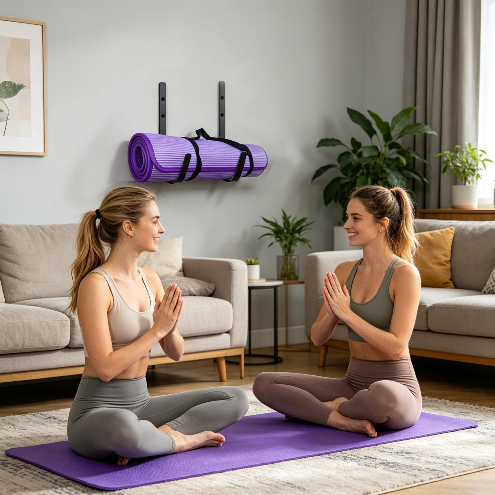 Yoga Mat Wall Mount Foam Rolle - đánh giá và giá Pilates Yoga Room