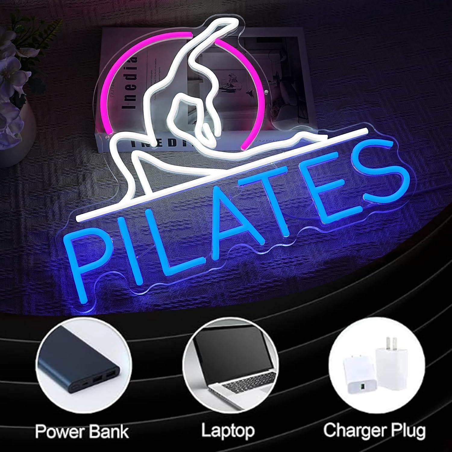Yoga Pilates Neon Sign Dimmabl - đánh giá và giá Pilates Yoga Room