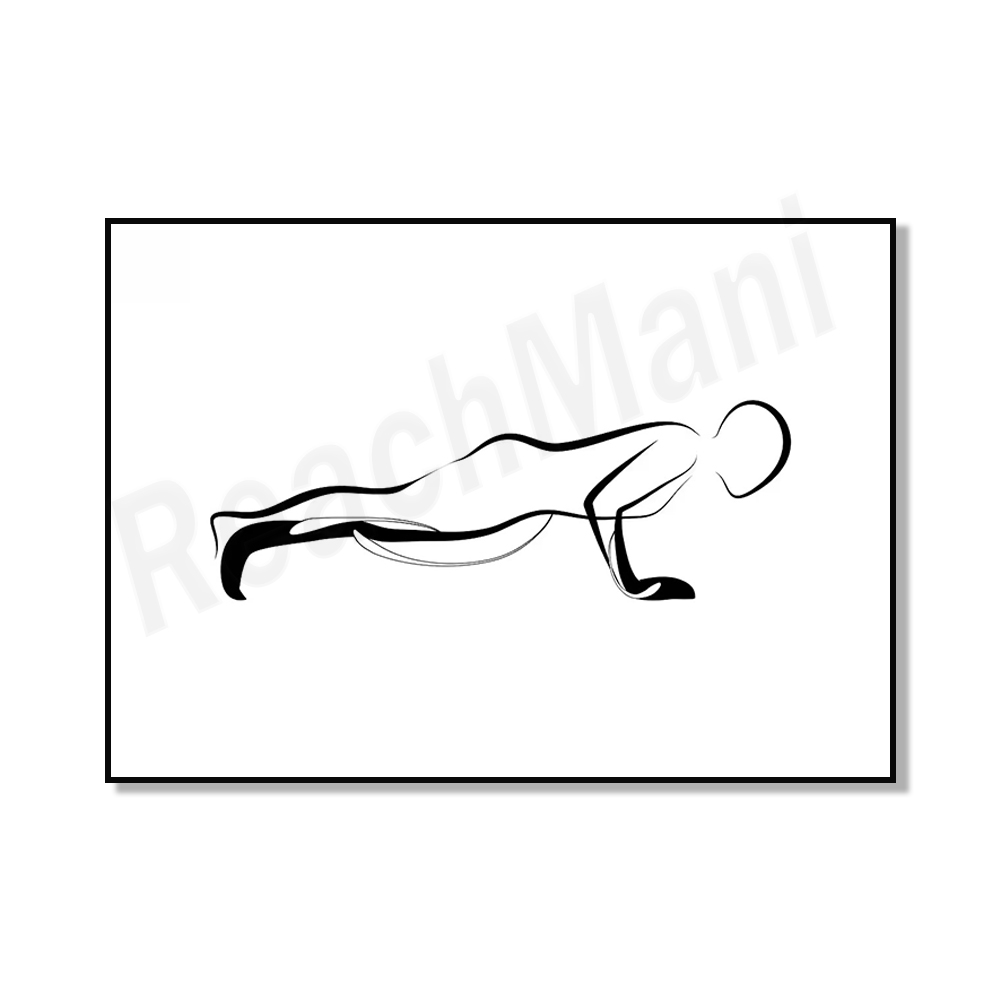 Pilates posters, Pilates push- - đánh giá và giá Pilates Yoga Room