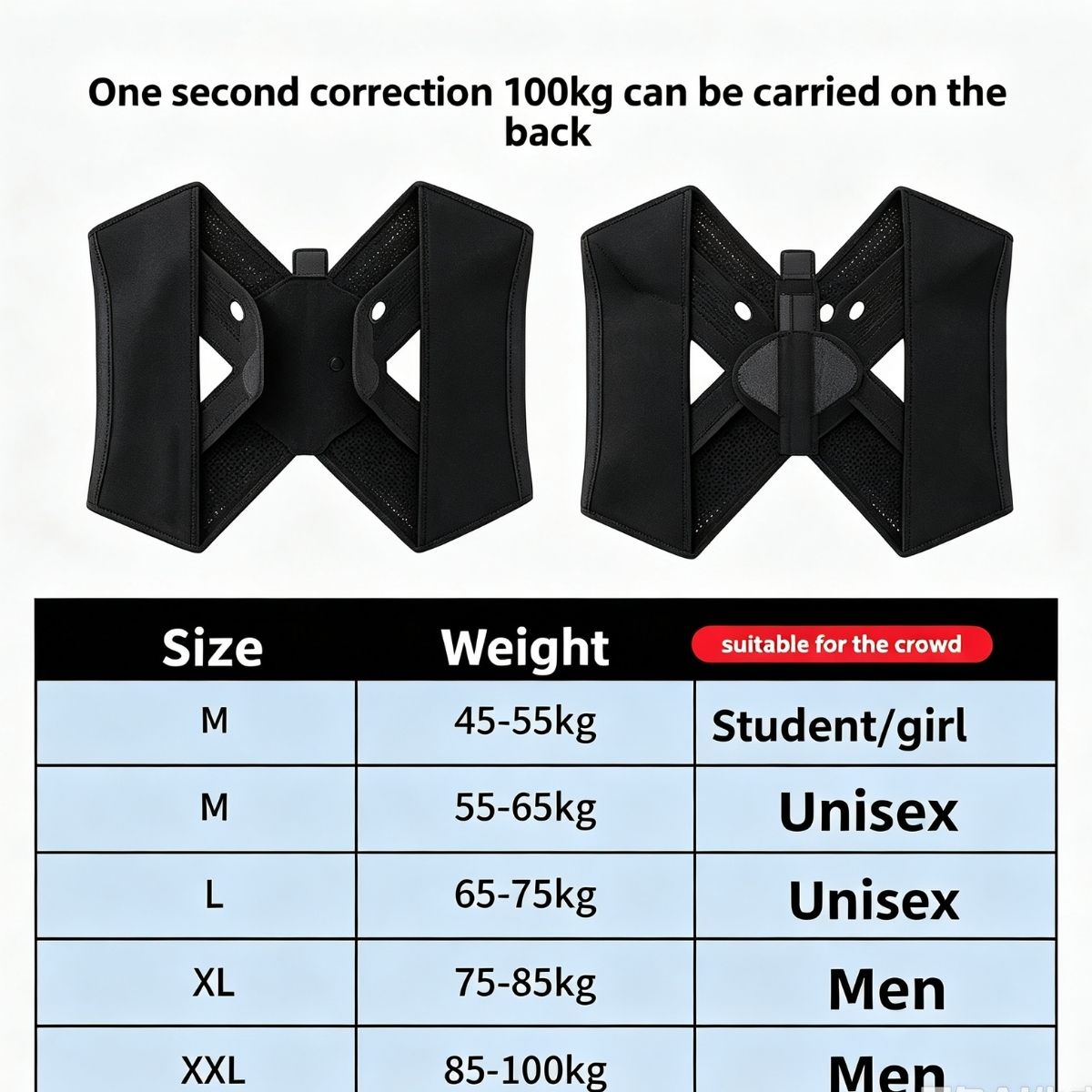 Posture Corrector Invisible Un - đánh giá và giá Posture Pole Corrector