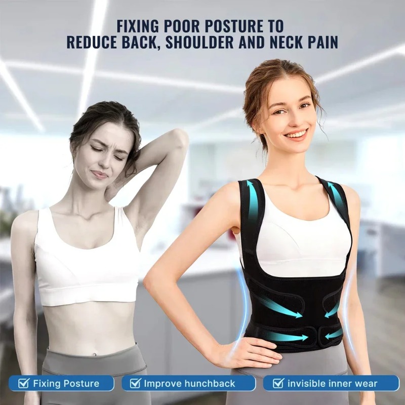 Back Brace Posture Corrector f - đánh giá và giá Posture Pole Corrector