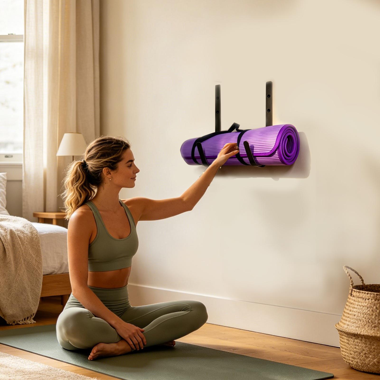 Yoga Mat Wall Mount Foam Rolle - đánh giá và giá Pilates Yoga Room