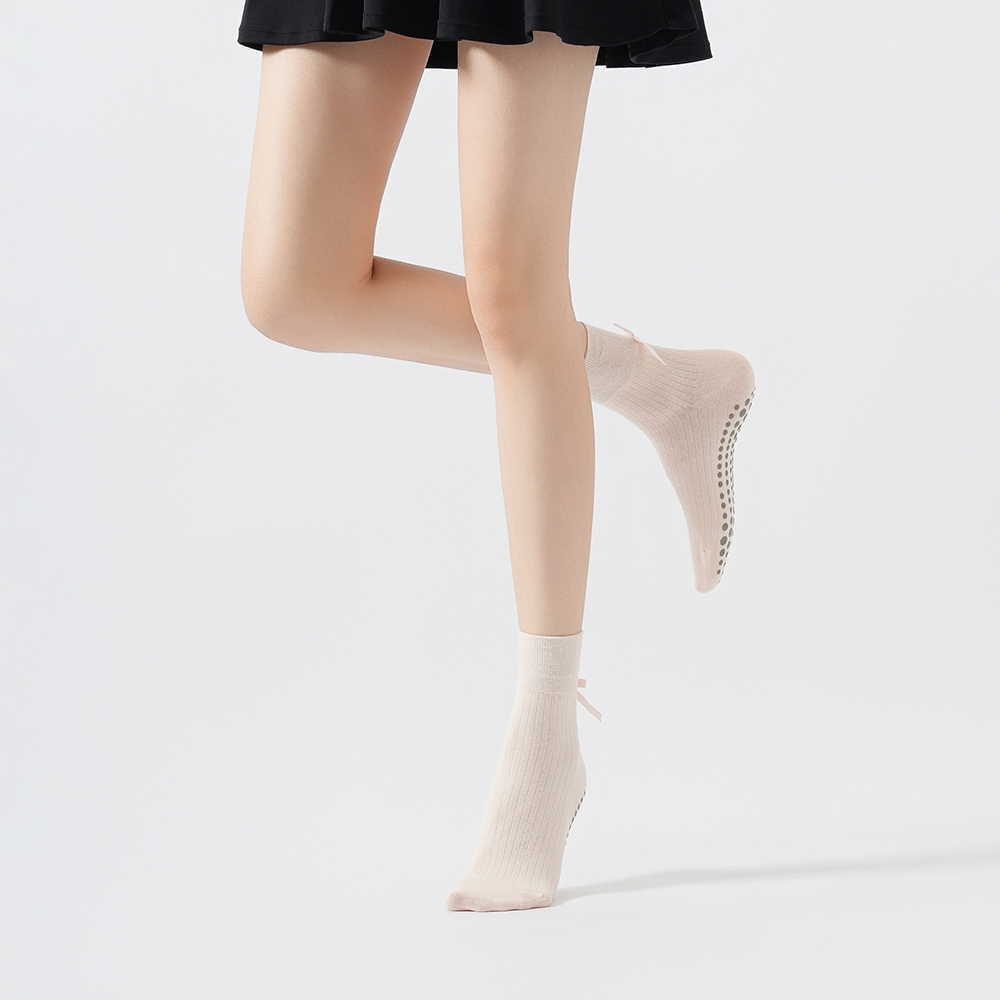 Cute Bowknot Yoga Socks Girls  - đánh giá và giá Yoga Pilates Yoga